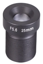25 mm, 1/1.7", 12 MP, M12-mount Low-Distortion M12 Lens (LS-SND2556-12M)