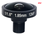 1.85 mm, 1/1.8", 12 MP, M12-mount Fisheye Lens, 1.85mm (LS-CTV-0049)
