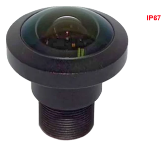 1.13 mm, 1/2.7", 8 MP, M12-mount Fisheye Lens (LS-CTV-0039)
