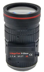 8-25 mm, 1/1.7", 8 MP, CS-mount Varifocal CCTV Lens (LS-CTV-0107)