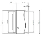 LS-EXT2.5CL dimensions (mm)