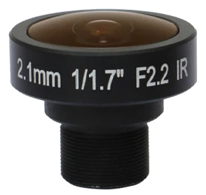 2.1 mm, 1/1.7", 8 MP, M12-mount Fisheye Lens (LS-CTV-0036)