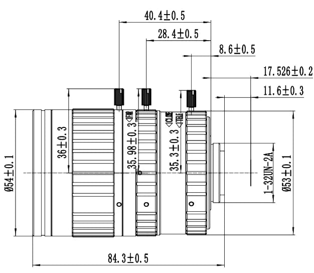 LS-S23VM0721IRF-3M dimensions (mm)