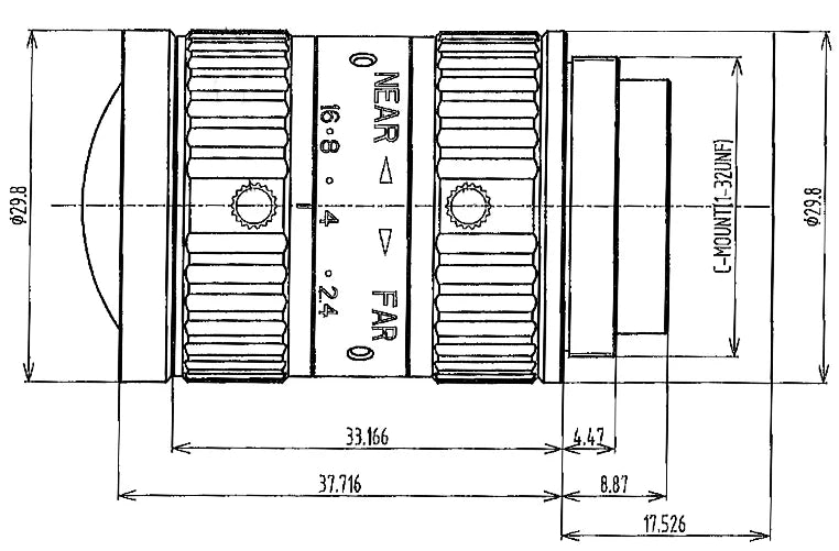 LS-SFA0624-12M dimensions (mm)