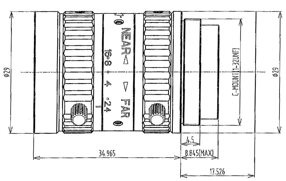 LS-SFA0824-12M dimensions (mm)