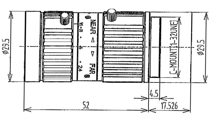 LS-SFA5024-12M dimensions (mm)