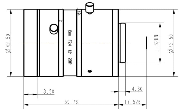 LS-FFL-0574 dimensions (mm)