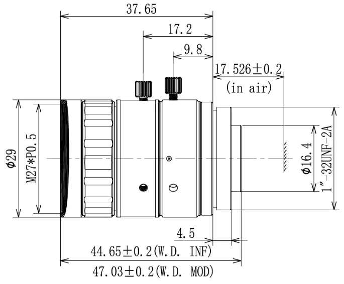 LS-FFL-0656 dimensions (mm)
