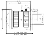 LS-FFL-0543 dimensions (mm)