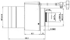 LS-CTV-0061 dimensions (mm)