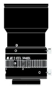 100 mm, 2/3", 2 MP, C-mount Machine Vision Lens (LS-FFL-0688)