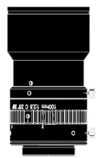 100 mm, 2/3", 2 MP, C-mount Machine Vision Lens (LS-FFL-0688)