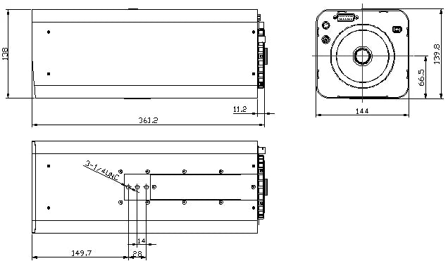 LS-CTV-0081 dimensions (mm)