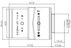 LS-SVD6520IR-3M dimensions (mm)