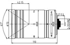 LS-SVD7585IR-3M dimensions (mm)