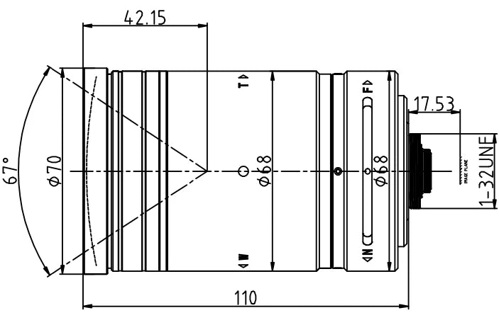 LS-SVD7585IR-3M dimensions (mm)