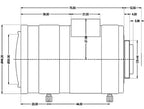 LS-CTV-0127 dimensions (mm)