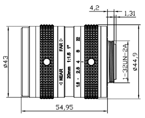 LS-FFL-0615 dimensions (mm)
