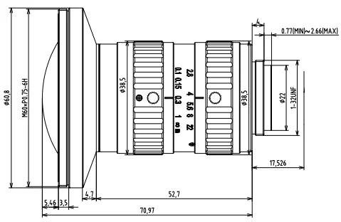 LS-FFL-0537 dimensions (mm)