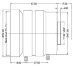 LS-SWIR5014-5MS dimensions (mm)