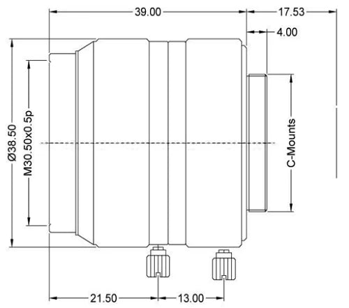 LS-SWL-0207 dimensions (mm)