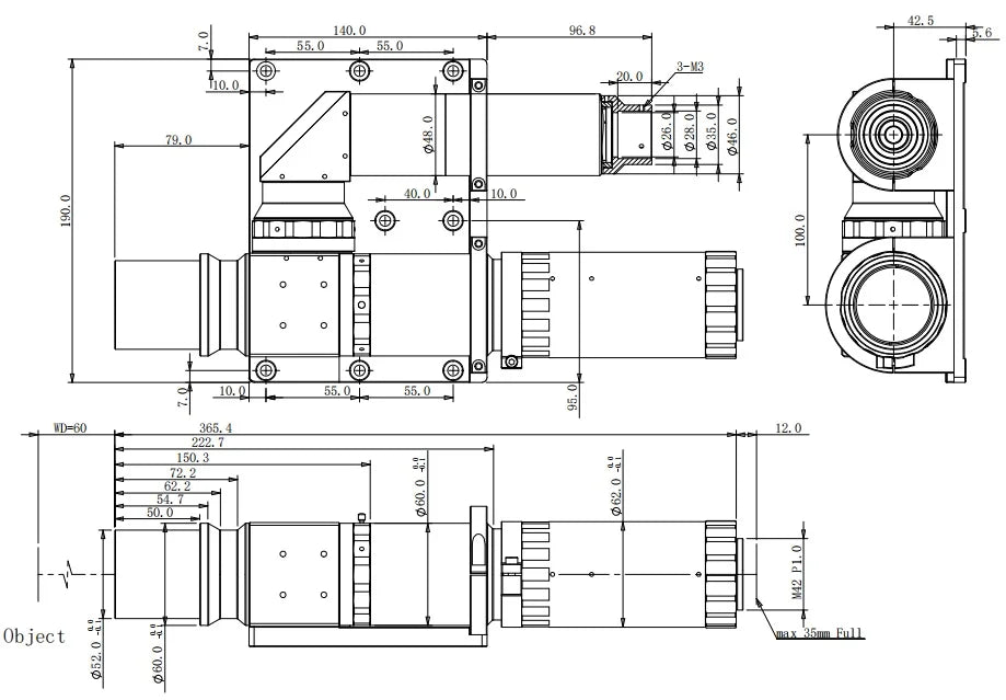LS-TCL-0842 dimensions (mm)