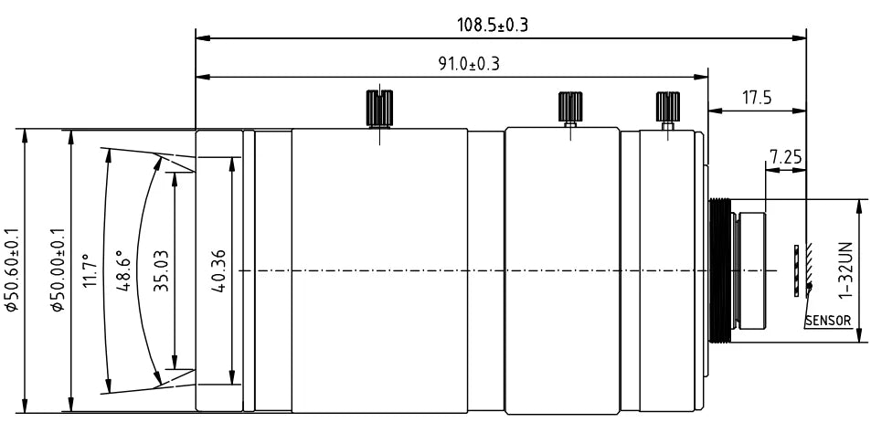 LS-SVM1050MIR-12M dimensions (mm)