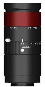 90 mm, 1.2", 20 MP, C-mount macro lens