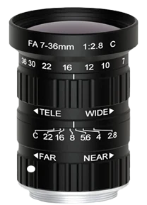 7-36 mm, 1/1.8", 6 MP, C-mount Machine Vision Zoom Lens (LS-SVFA0736-6M)