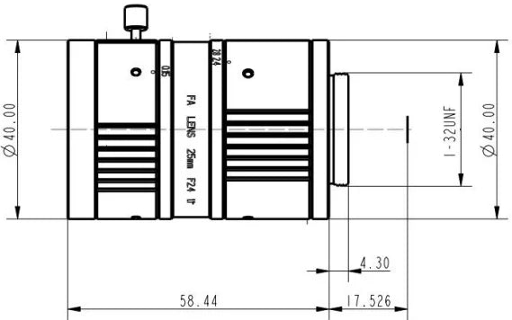LS-FFL-0549 dimensions (mm)
