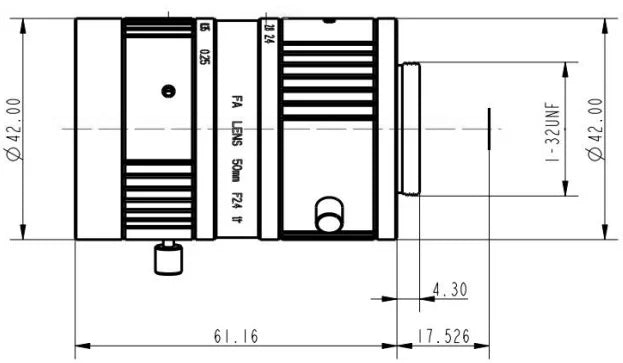LS-FFL-0560 dimensions (mm)