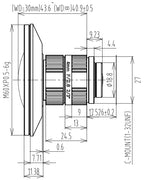 LS-FFL-0447 dimensions (mm)