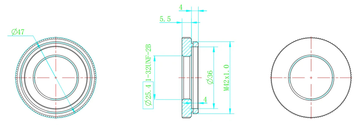 LS-LXR-0307 dimensions (mm)