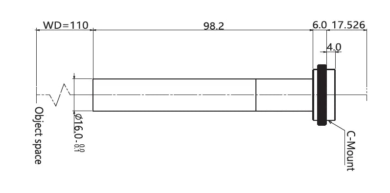 LS-TCL-0528 dimensions (mm)