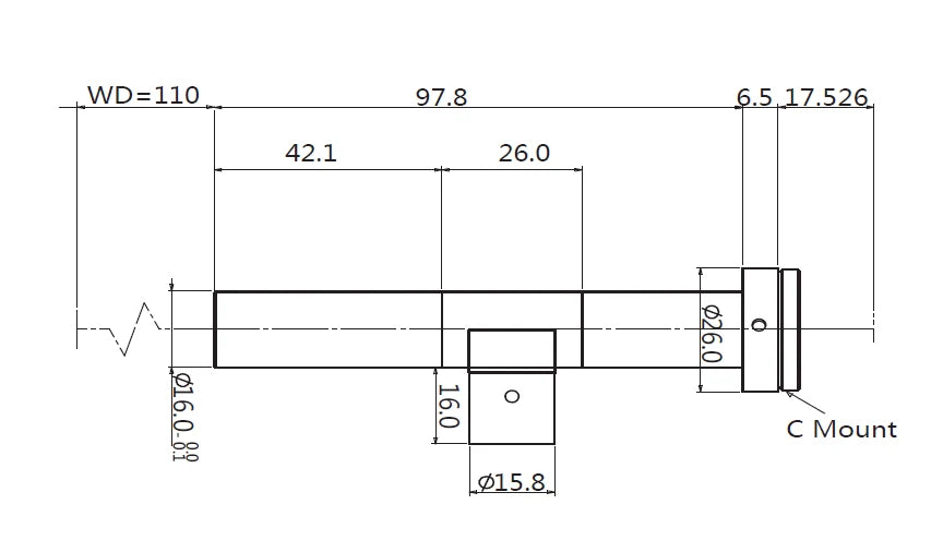 LS-TCL-0529 dimensions (mm)