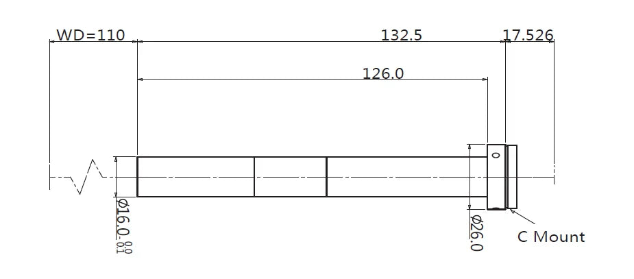 LS-TCL-0504 dimensions (mm)