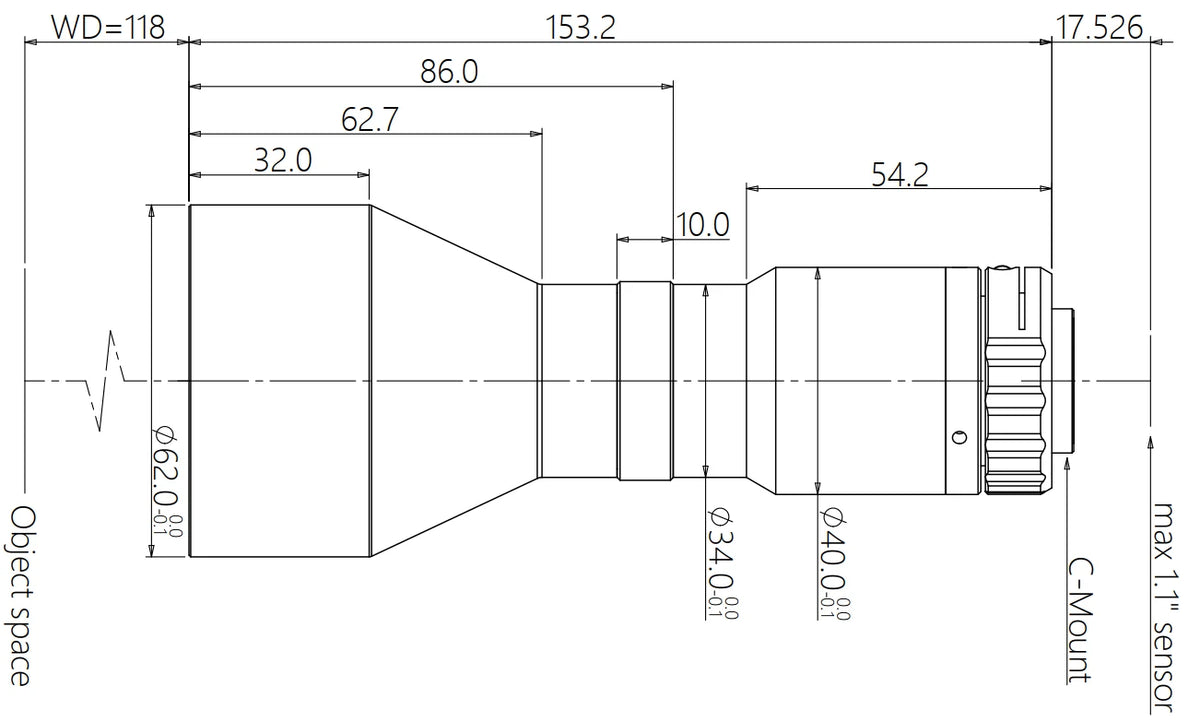 LS-TCL-0560 dimensions (mm)
