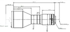 LS-KBT-0346-128 dimensions (mm)