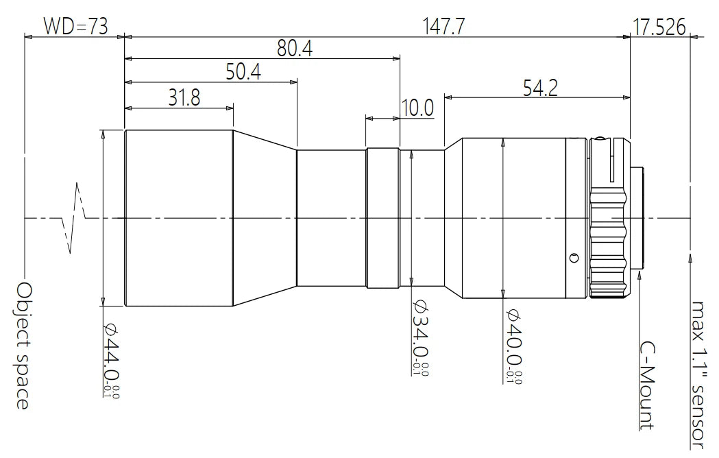 LS-TCL-0565 dimensions (mm)