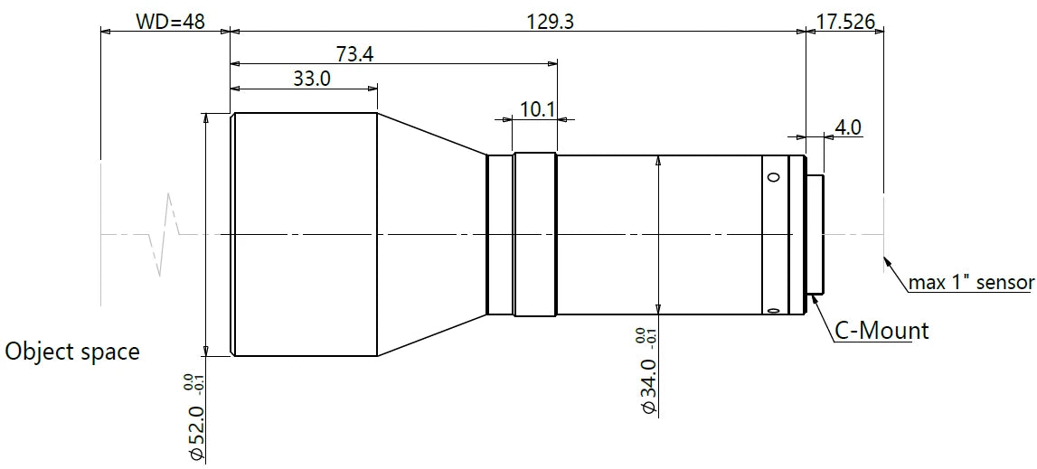 LS-TCL-0561 dimensions (mm)