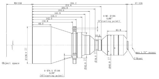 LS-TCL-0551 dimensions (mm)