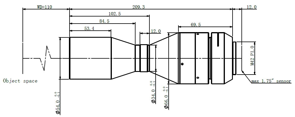 LS-TCL-0566 dimensions (mm)