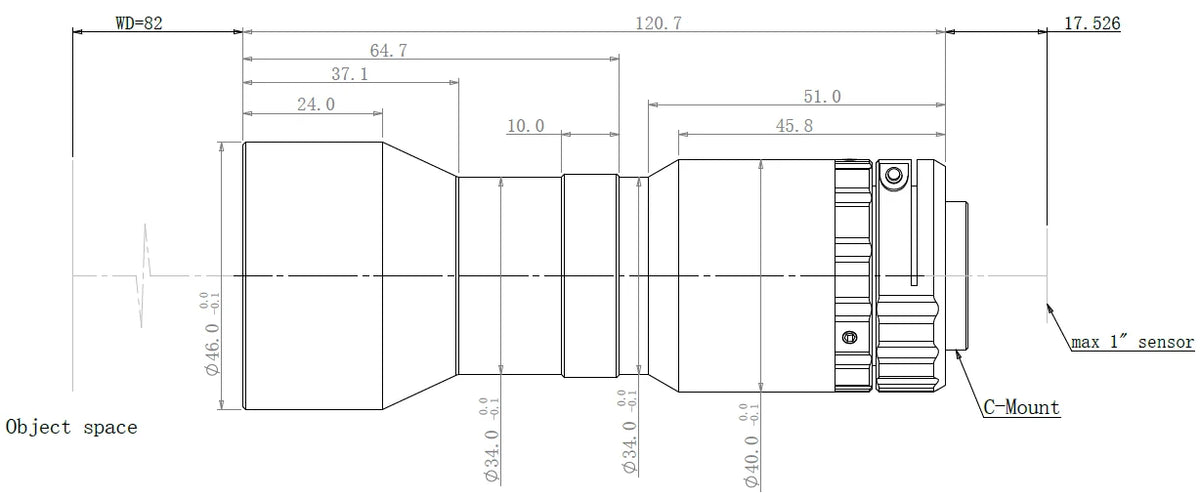 LS-TCL-0556 dimensions (mm)