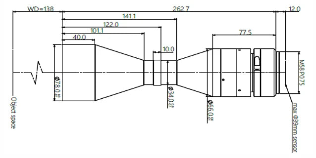 LS-TCL-0701 dimensions (mm)