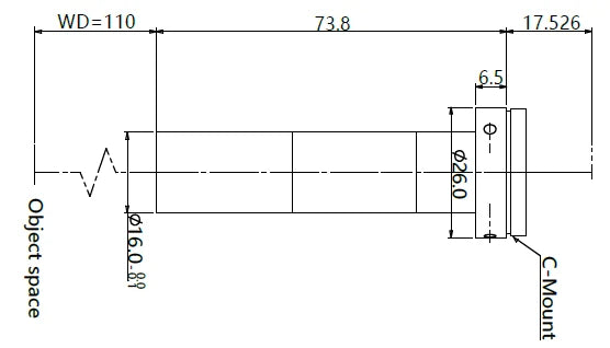 LS-TCL-0497 dimensions (mm)
