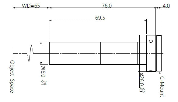 LS-HY-08-65 dimensions (mm)