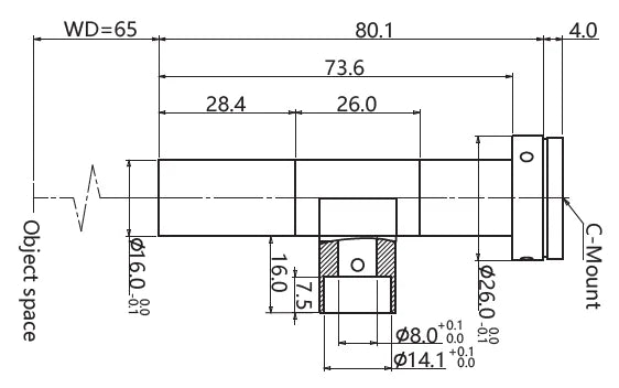 LS-HY-2-65C dimensions (mm)
