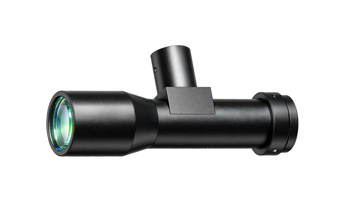 Object-Side Telecentric Lens, 0.5x, 110 mm WD, 1/2", coaxial light port (LS-TCL-0510)