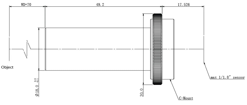 LS-HY-07-70-V2 dimensions (mm)