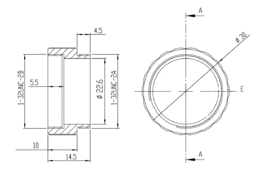 LS-C-C-T10 dimensions (mm)